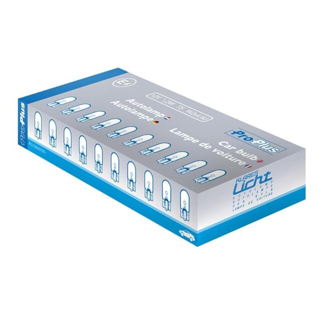 ProPlus Autolamp - 12V - 1.2W - T5 fitting - Wit licht