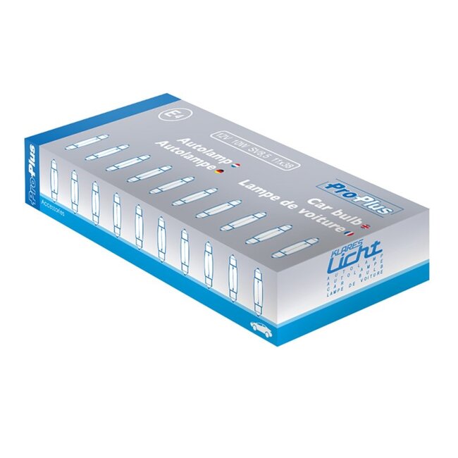 ProPlus Buislamp voor auto - 12V - 10W - SV8.5 - 11x38 mm