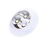 ProPlus Opbouwspot met 3 leds - 12V - 290 lumen - Ø 95 mm - Warm wit licht
