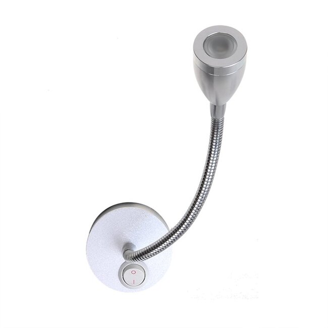 ProPlus Opbouwspot - Flexibele zwanenhals - 12V - 120 lumen - Ø 65 x 110-260 mm