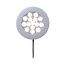 ProPlus Opbouwspot - 15 LEDs - 12V - 200 Lumen - Ø 70 mm - Warm Wit