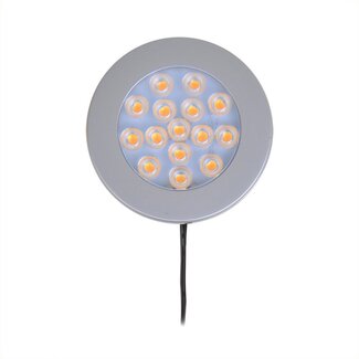 Pro Plus Opbouwspot - 15 Leds - 12 Volt - 200 Lumen - Ø 70 x 12 mm