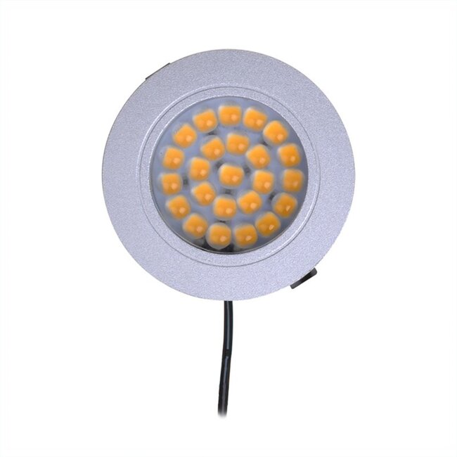 ProPlus Inbouwspot - 24 leds - 12V - 220 lumen - Ø 65 mm - 3000K