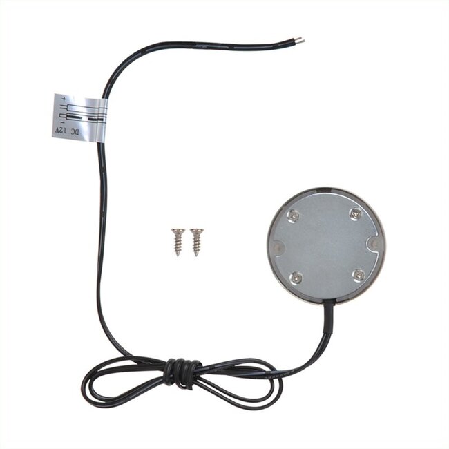 ProPlus Opbouwspot led - 12V - 150 lumen - Ø 40 mm - RVS - Binnengebruik