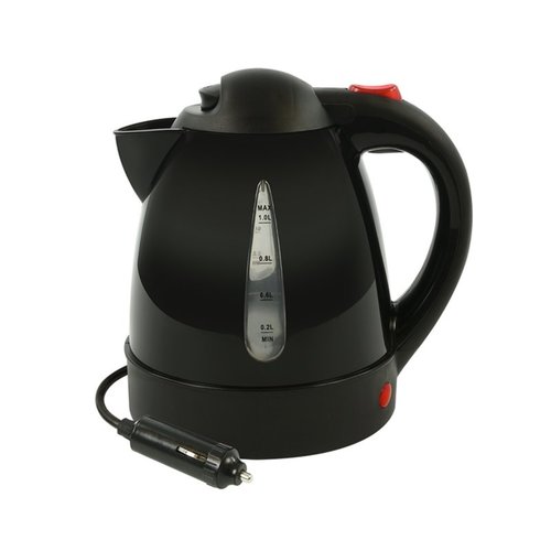 Pro Plus Waterkoker - 12 Volt - 1 liter - 18 x 14 cm - Zwart Pro Plus Waterkoker - 12 Volt - 1 liter - 18 x 14 cm - Zwart