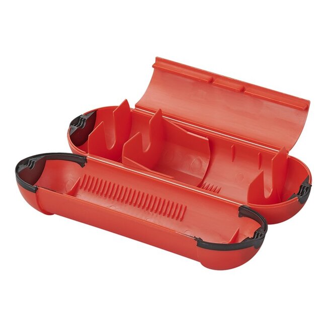 ProPlus Veiligheidsbox voor Schuko stekkerverbindingen - Spatwaterdicht - Ø 6.5 x 20 cm - Rood