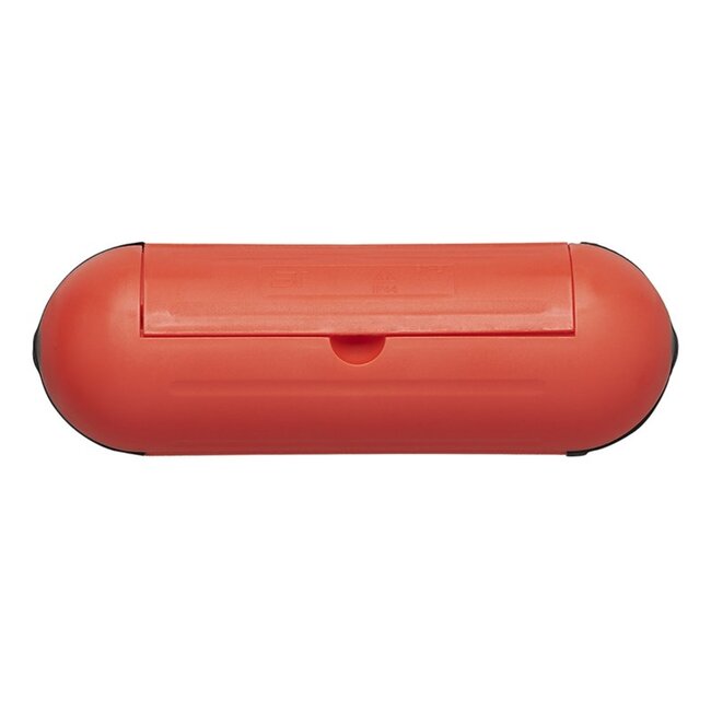 ProPlus Veiligheidsbox voor Schuko stekkerverbindingen - Spatwaterdicht - Ø 6.5 x 20 cm - Rood