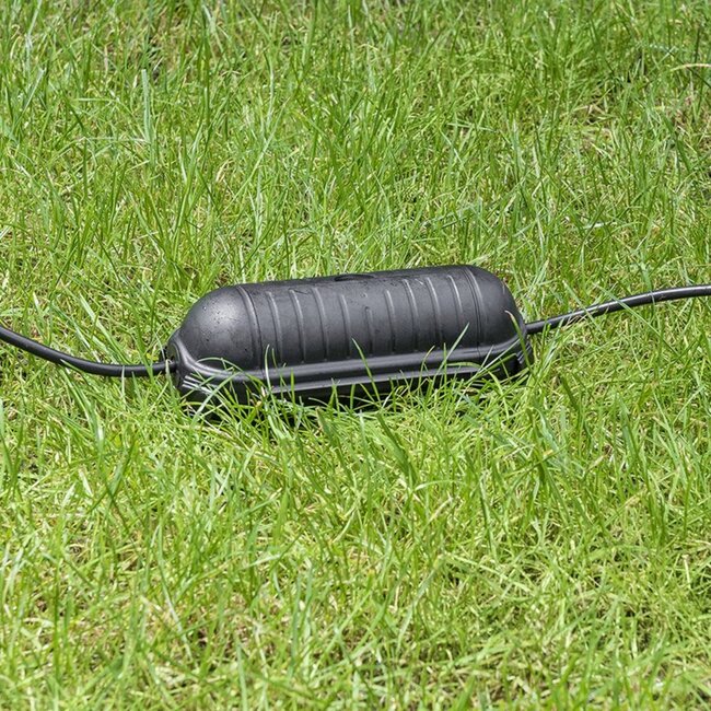 ProPlus Veiligheidsbox voor stekkerverbindingen - spatwaterdicht - Ø 8.5 x 21 cm - zwart