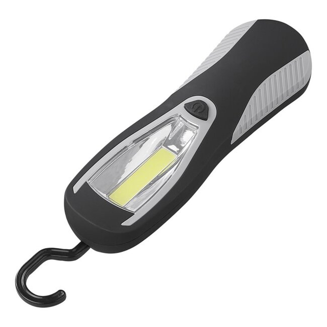 ProPlus Looplamp - 3 watt - LED - 300 lumen - Met magneet en haak - Incl. batterijen