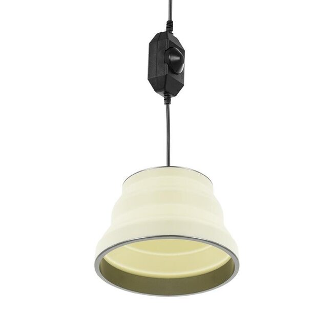 Pro Plus Hanglamp LED Opvouwbaar - Silicone- Wit - Ø 15 cm