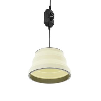 ProPlus Hanglamp LED Opvouwbaar - Silicone - Wit - Ø 20 cm