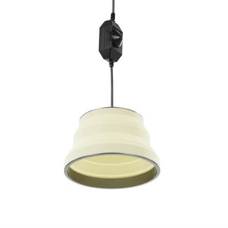 ProPlus Opvouwbare LED hanglamp - siliconen buitenlaag - warmwit licht - Ø 20 cm - wit ProPlus Opvouwbare LED hanglamp - siliconen buitenlaag - warmwit licht - Ø 20 cm - wit