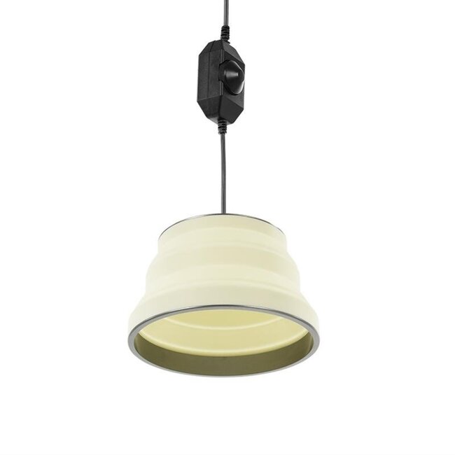 Pro Plus Hanglamp LED Opvouwbaar - Silicone - Wit - Ø 20 cm