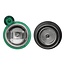 ProPlus Sigarettenaansteker met verlichting - Inbouwdoos - 12V/24V - Ø 28 mm - Zwart/Groen
