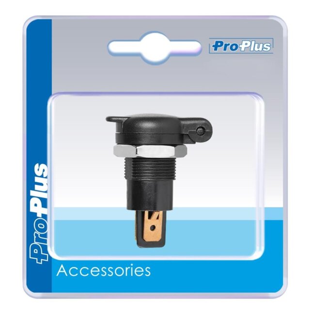 ProPlus Inbouwdoos - DIN - 12V/24V - 16A - Ø 18 mm - Blisterverpakking