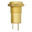 ProPlus Inbouwdoos - DIN - 12 Volt - Messing - Ø 18 mm