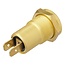ProPlus Inbouwdoos - DIN - 12 Volt - Messing - Ø 18 mm