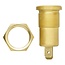 ProPlus Inbouwdoos - DIN - 12 Volt - Messing - Ø 18 mm