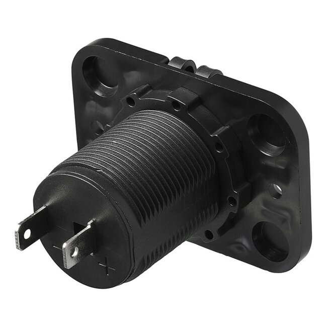 ProPlus Inbouwdoos sigarettenaansteker - stofdichte afsluitdop - 12V/24V - zwart