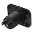 ProPlus Sigarettenaansteker-inbouwdoos - 12V/24V - met afsluitdop - zwart - 29 mm