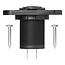 ProPlus Tweevoudige USB-inbouwdoos - 3100mA - 12V/24V - Ø 29 mm