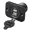 ProPlus USB inbouwdoos - tweevoudig - 3100mA - 12V/24V - Ø 29 mm