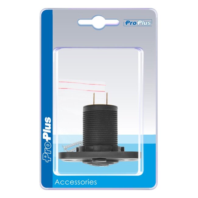 ProPlus USB inbouwdoos - tweevoudig - 3100mA - 12V/24V - Ø 29 mm