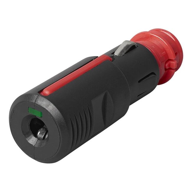 ProPlus Universele sigarettenaanstekerplug - 12V/24V - zwart