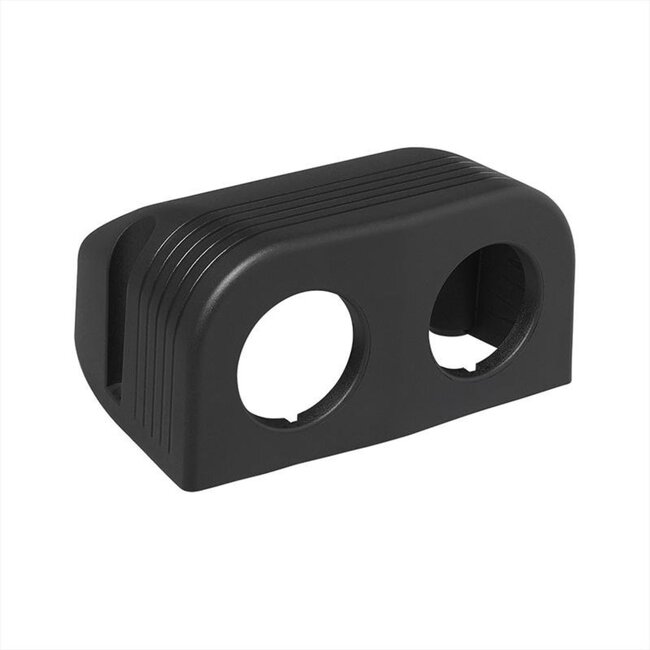 ProPlus Dubbel opbouwframe - 2 x Ø 29 mm - zwart - kunststof