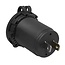ProPlus Tweevoudige USB-inbouwdoos - 2100mA - 12V/24V - Ø 26 mm