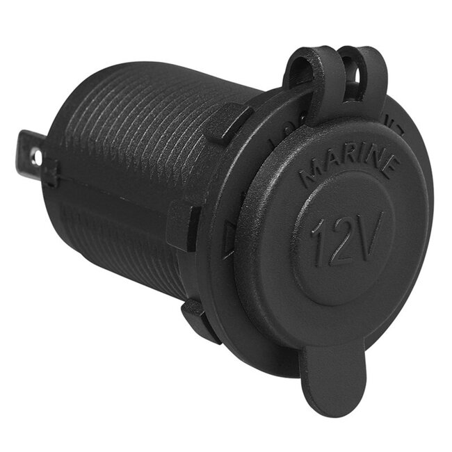 ProPlus Inbouwstekkerdoos DIN - 12/24 Volt - 16A - Ø 29 mm - Inbouwdiepte 48 mm