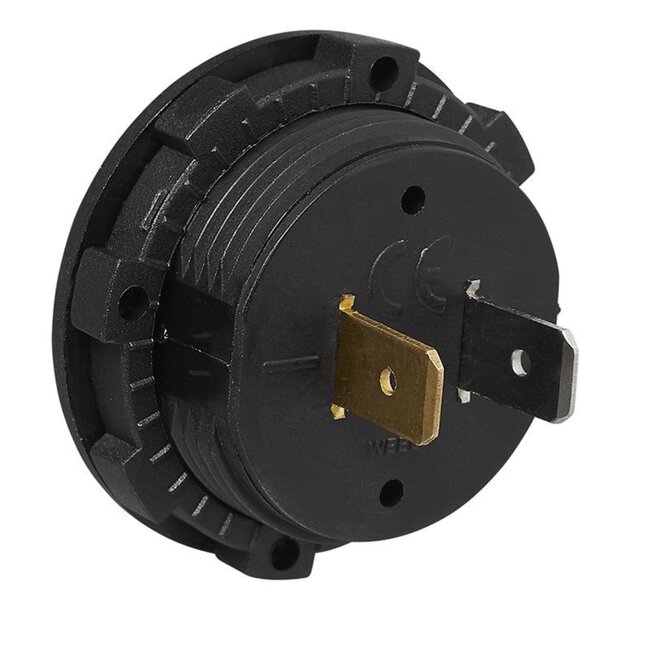 ProPlus Digitale voltmeter - inbouw - 6-30V - Ø 28 mm - blisterverpakking