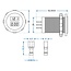 ProPlus Digitale volt- en ampèremeter - 6-30V en 0-10A - Ø 28 mm - eenvoudig af te lezen