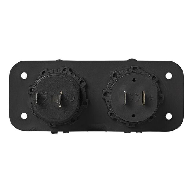 ProPlus Inbouwkit met dubbele USB-poort - 2 x 2100mA - 12/24V