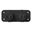 ProPlus Inbouwkit met dubbele USB-poort - 2 x 2100mA - 12/24V