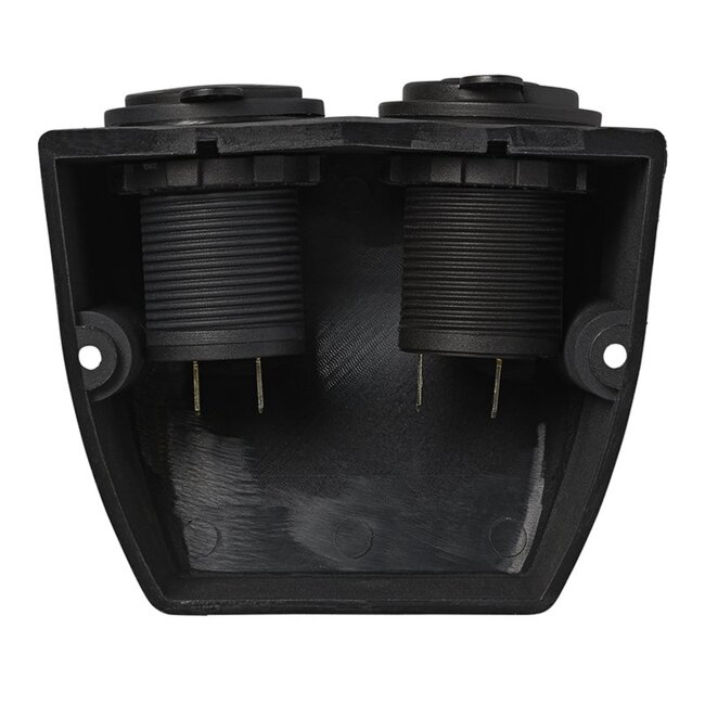 ProPlus Opbouw DIN stekkerdoos met dubbele USB poort - 2 x 2100mA - 12/24V