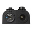 ProPlus Opbouwkit met dubbele USB-poort - 2 x 2100 mA - geschikt voor 12/24V