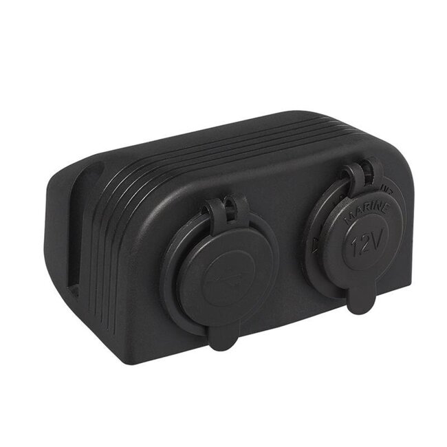 ProPlus Opbouwkit met dubbele USB-poort - 2 x 2100 mA - geschikt voor 12/24V