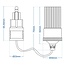 Pro Plus Verloopkabel van DIN Stekker naar Sigarettenaanstekerdoos - 15 cm