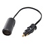 ProPlus Verloopkabel DIN naar sigarettenaansteker - 25 cm - 12V/24V - max. 8A - zwart