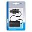 ProPlus Verloopkabel DIN naar sigarettenaansteker - 25 cm - 12V/24V - max. 8A - zwart