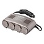 ProPlus 4-weg splitter - inclusief bevestigingsplaat - 12V - 10A - controle LED