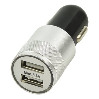 ProPlus Autolader - 2 USB-poorten - 12V/24V - Quick Charge - 3100mA