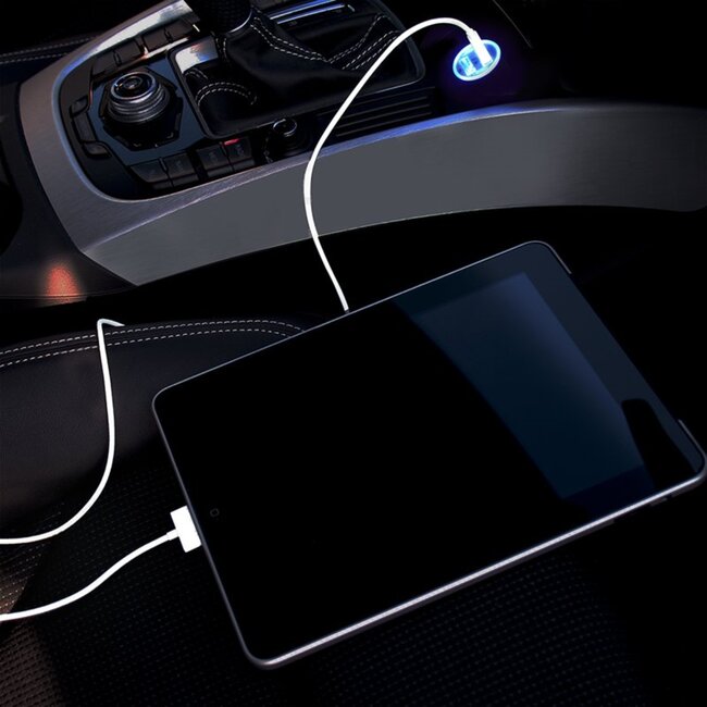 ProPlus Autolader - 2 USB-poorten - 12V/24V - Quick Charge - 3100mA