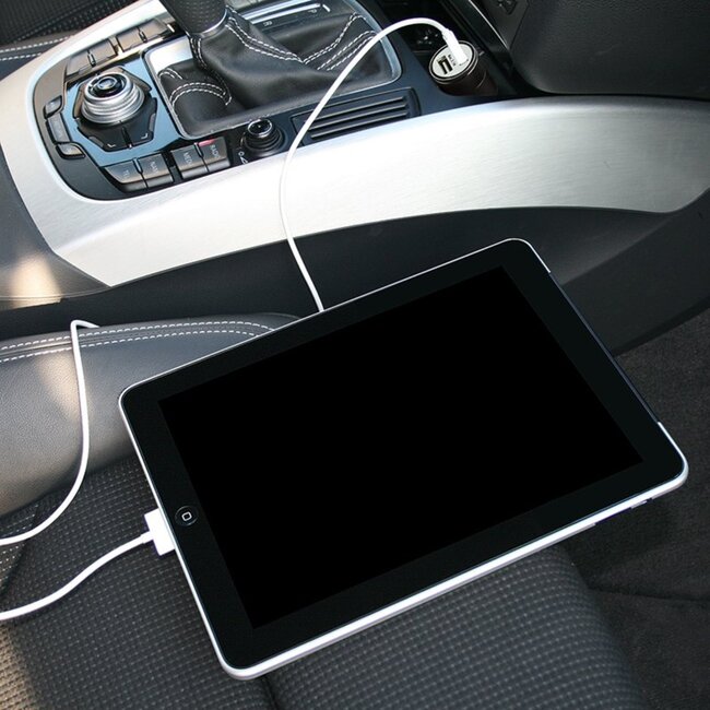 ProPlus Autolader - 2 USB-poorten - 12V/24V - Quick Charge - 3100mA