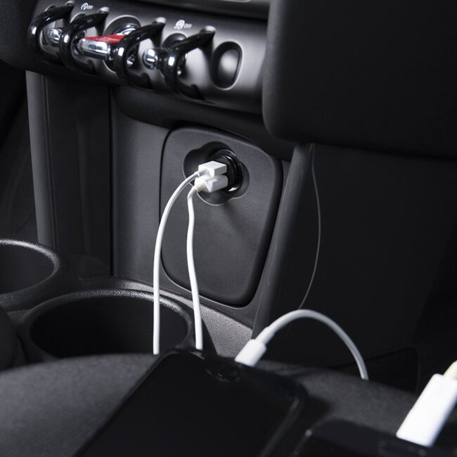 ProPlus Mini autolader - 2 USB poorten - 12/24V - 2100mA