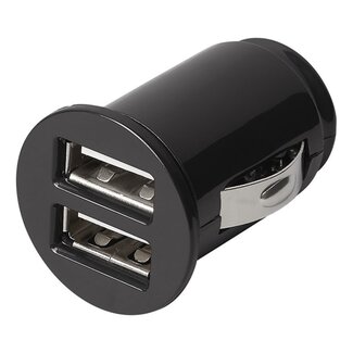 ProPlus Mini Autolader - USB Lader - 2 Weg - 12 Volt en 24 Volt - 2100mA - blister