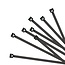 ProPlus Kabelbinders - 200 x 2,5 mm - Zwart - 100 stuks - Hoge treksterkte en temperatuurbestendig