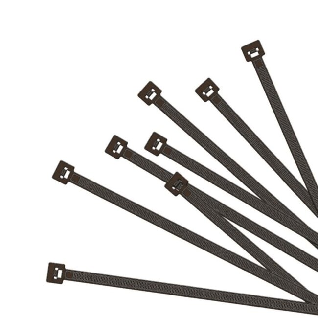 Pro Plus Tie Wraps - Kabelbinders - 300 x 3.5 mm - 50 stuks - Zwart