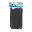 ProPlus Kabelbinders - 200 x 4,5 mm - Zwart - 100 stuks - Hoge treksterkte - Breed temperatuurbereik